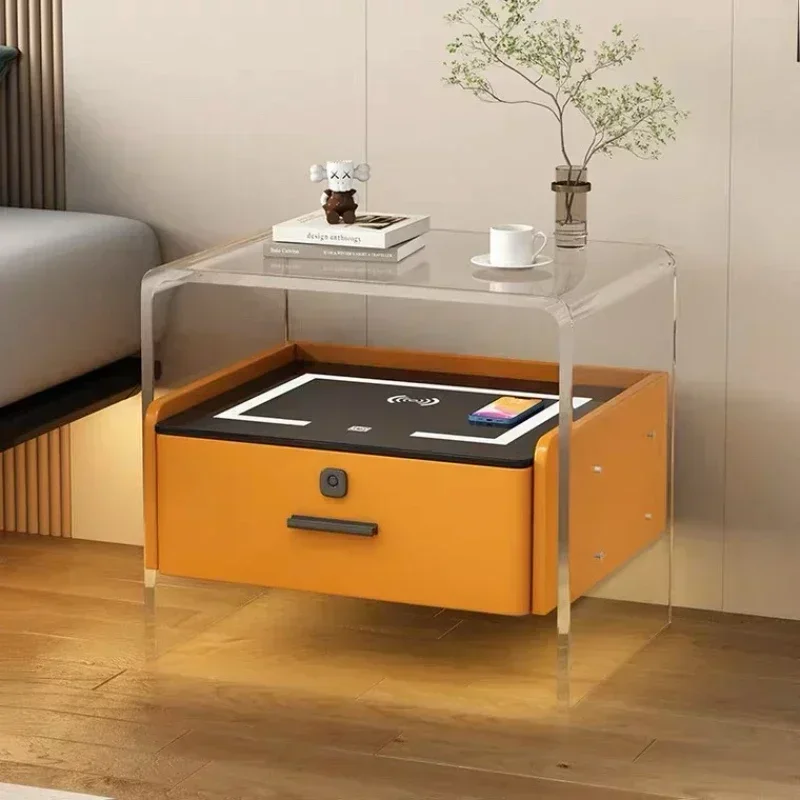 Floating Nightstand With Led Light - # Tables de chevet en acrylique