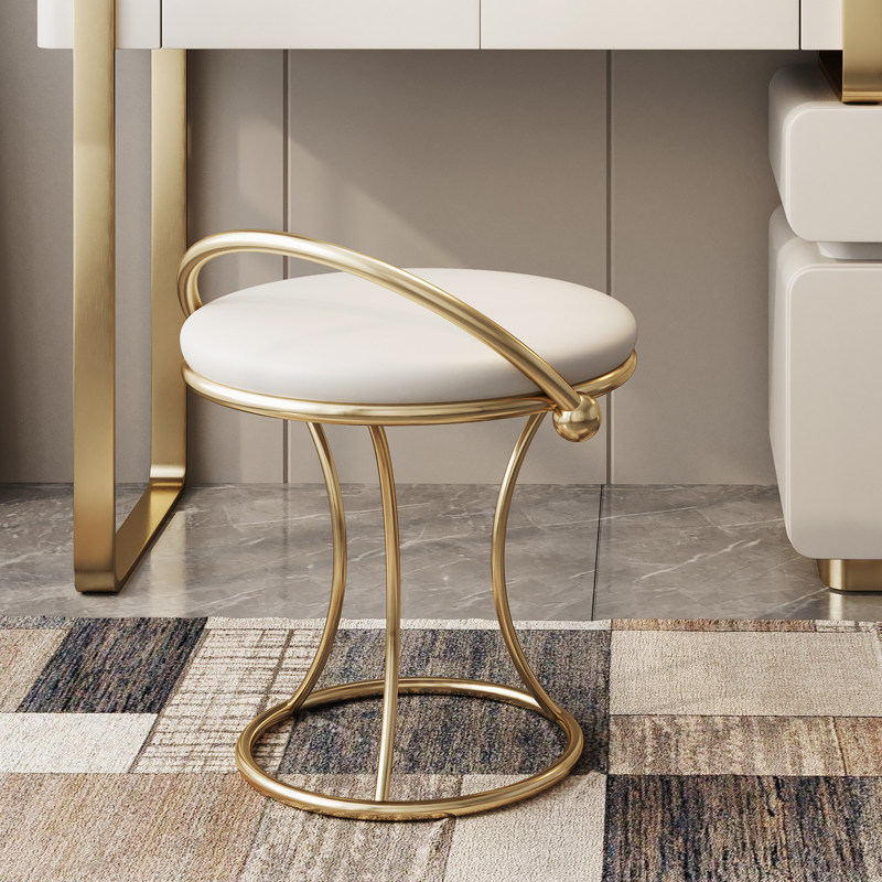 Bedroom Furniture - Tabouret en cuir haut de gamme,