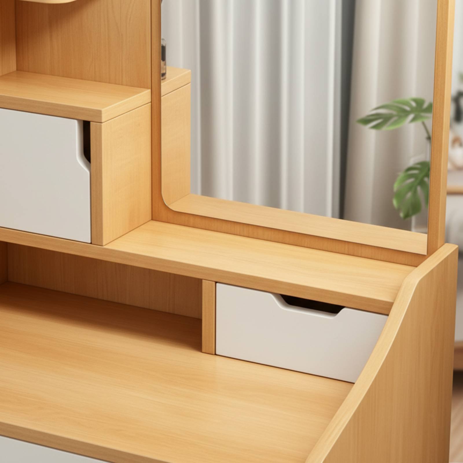 Coiffeuse avec rangement, desi - Dressing Table Vanity With Lighted Mirror avis et prix