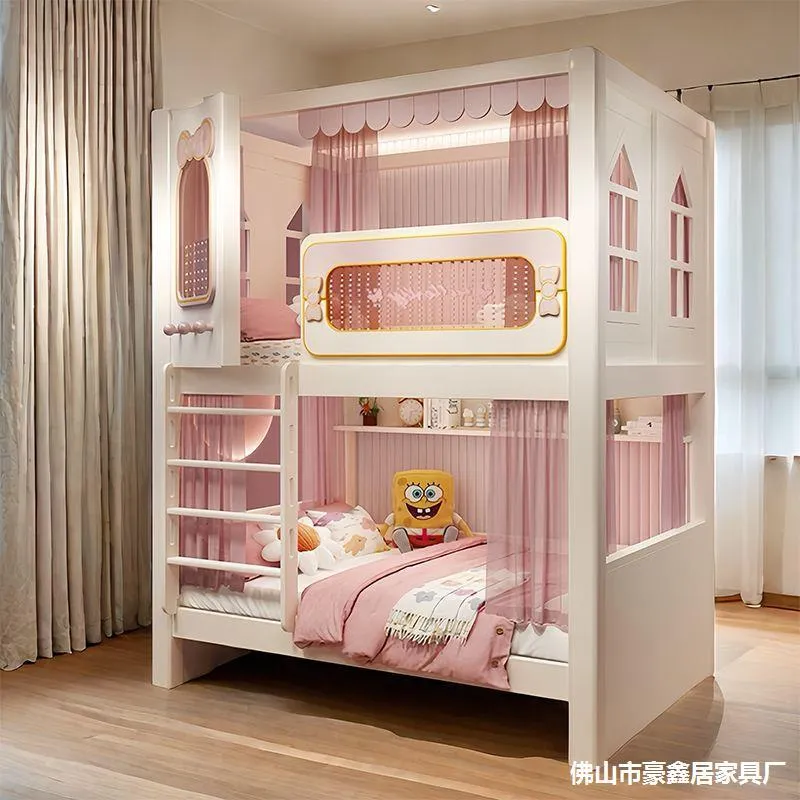 Lit superposé double pour enfa - Bunk Bed With Stairs And Slide avis et prix