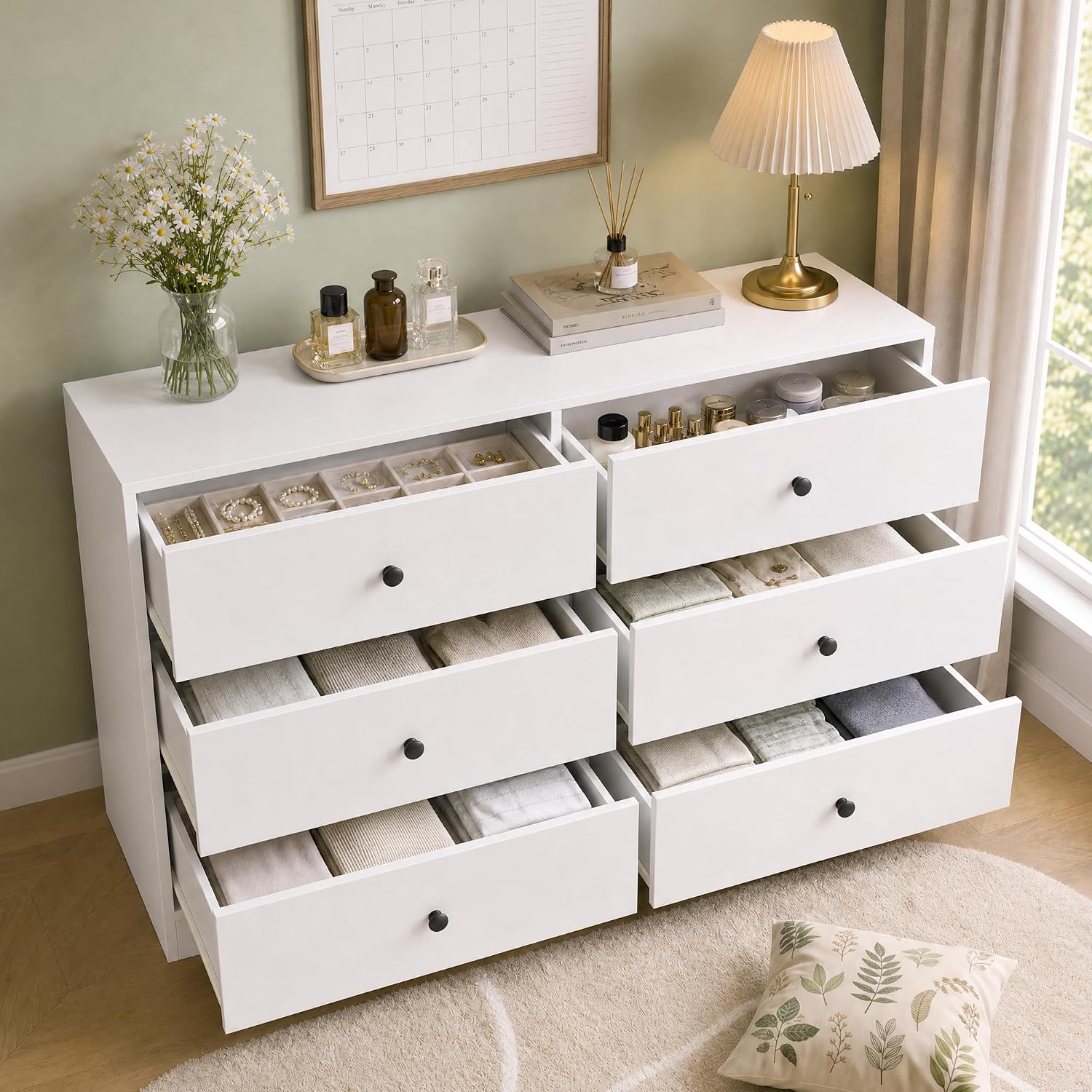 Commode à 6 tiroirs pour chamb - Bedroom Furniture avis et prix