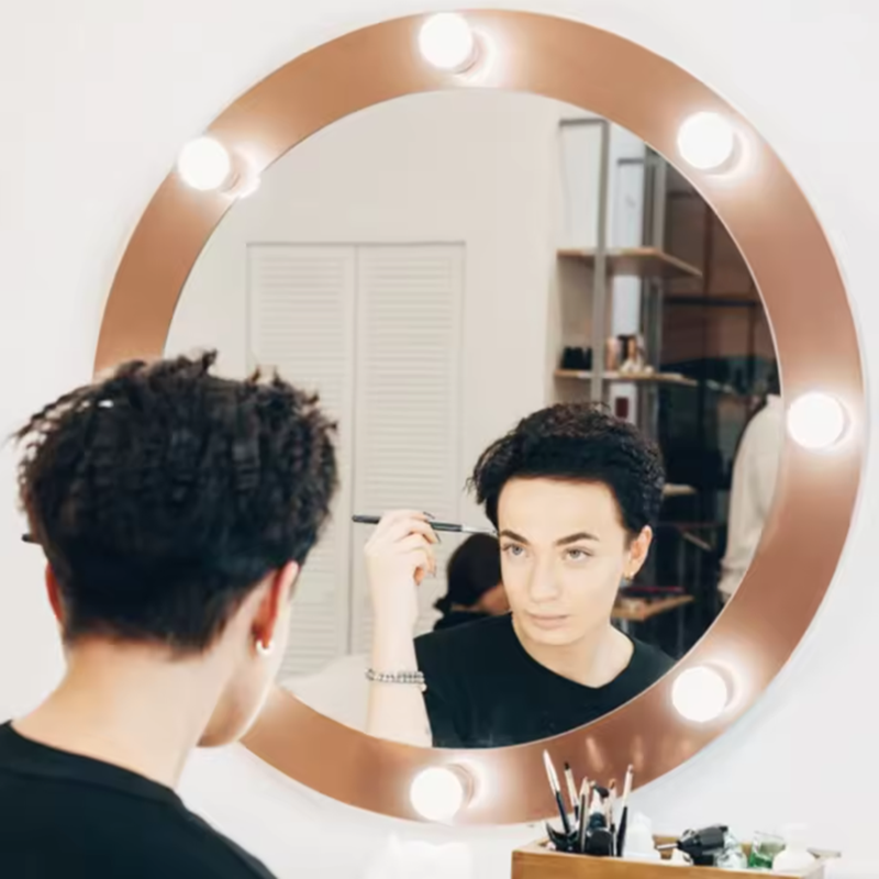 Lampes LED de Maquillage pour  - Dressing Table Vanity With Lighted Mirror avis et prix