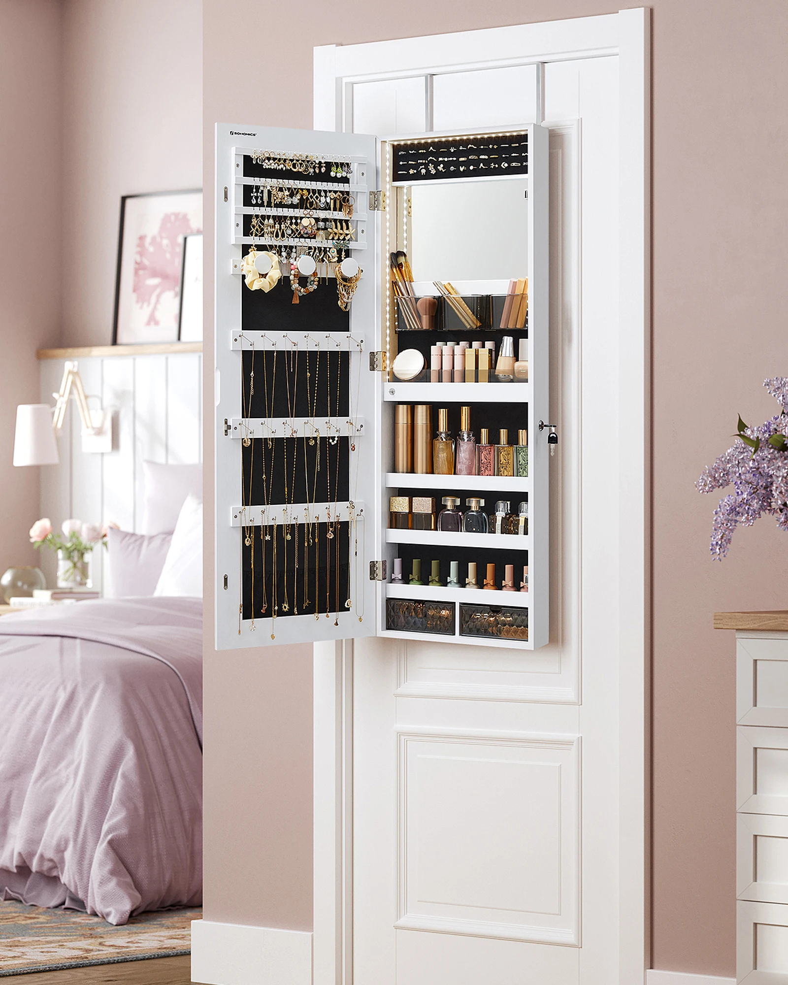 # Armoire à bijoux multifoncti - Full Length Mirror Jewelry Armoire avis et prix