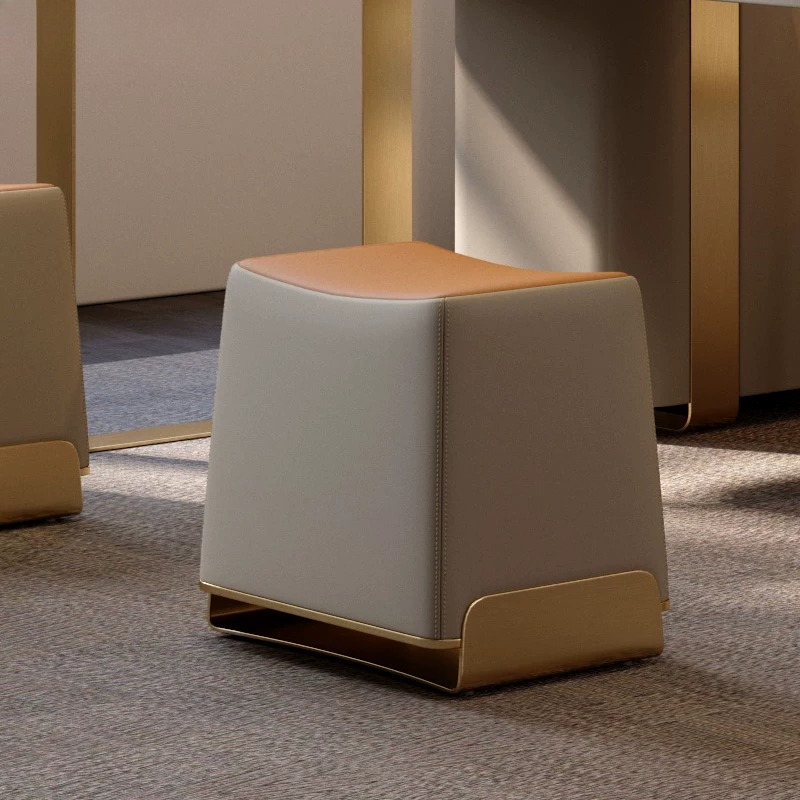 Tabouret en cuir haut de gamme - Bedroom Furniture avis et prix