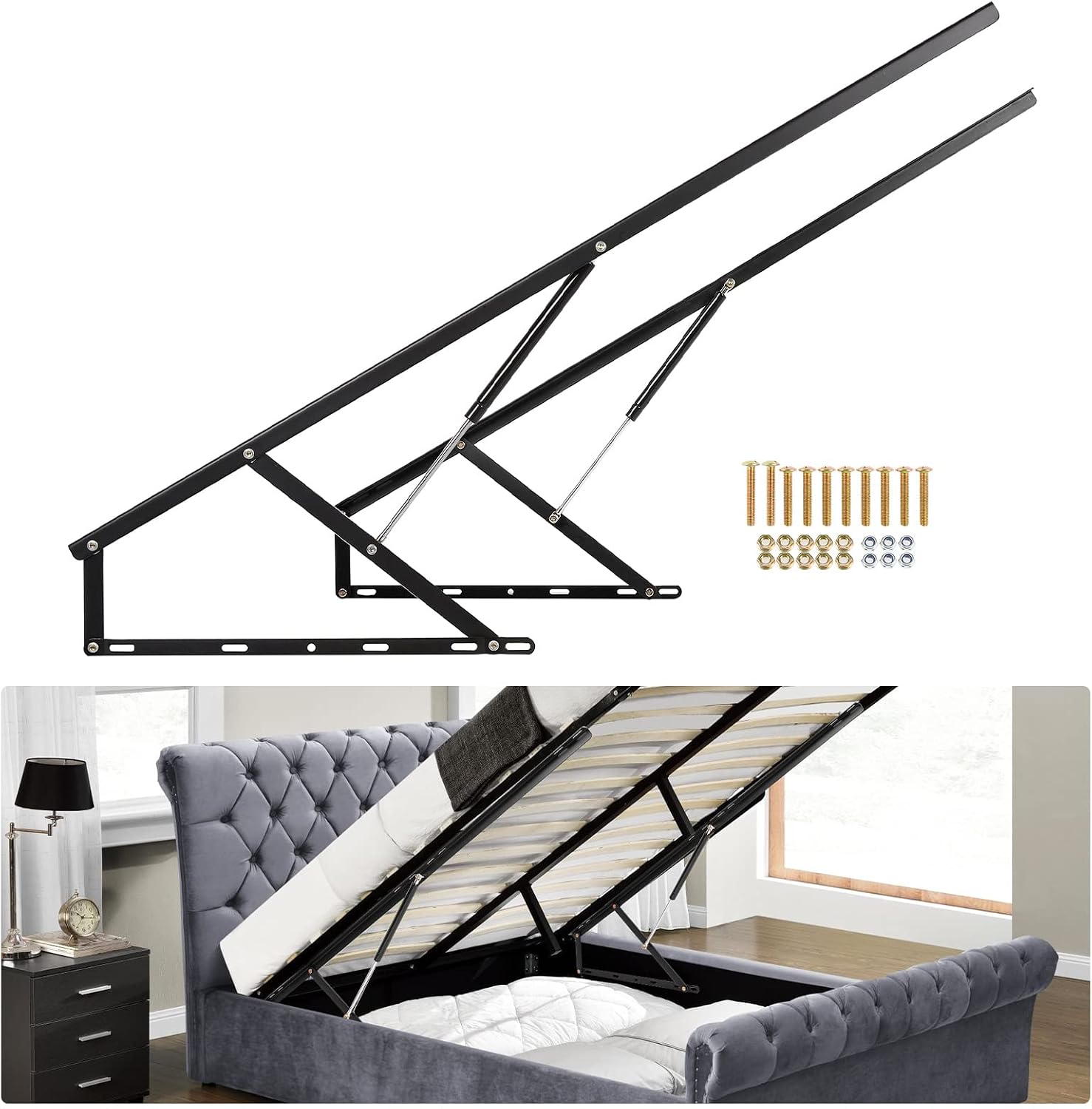Mécanisme de levage de lit de  - Gas Lift Storage Bed Hydraulic avis et prix