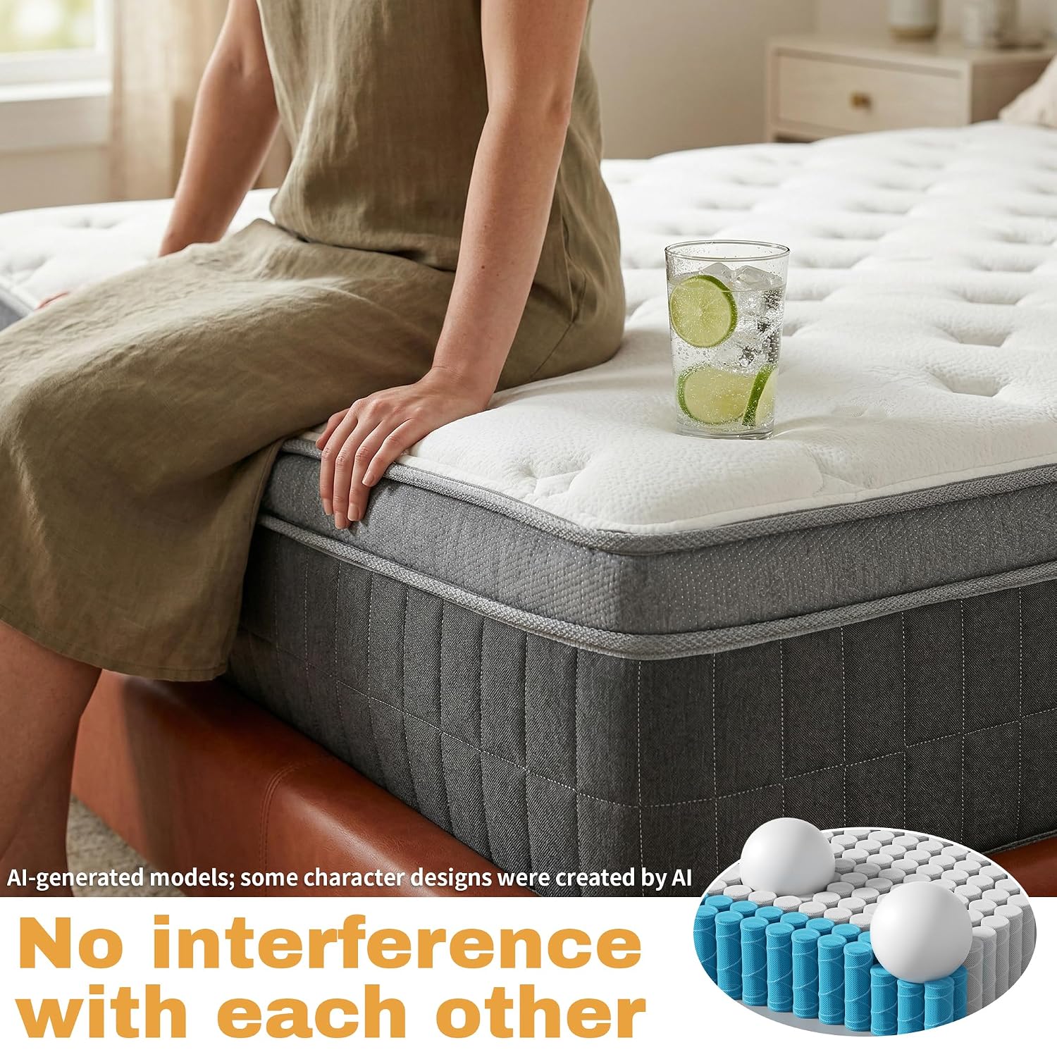 Matelas Queen Size en boîte, 1 - Memory Foam Mattress In A Box Queen avis et prix