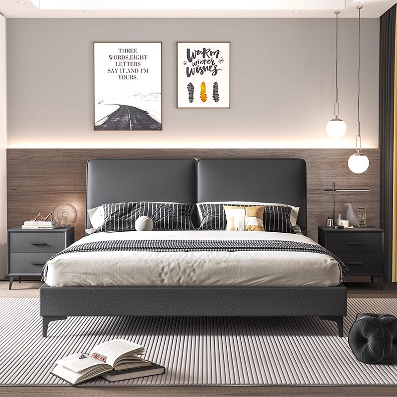 Meubles de chambre à coucher e - King Size Bed Frame With Storage Drawers avis et prix