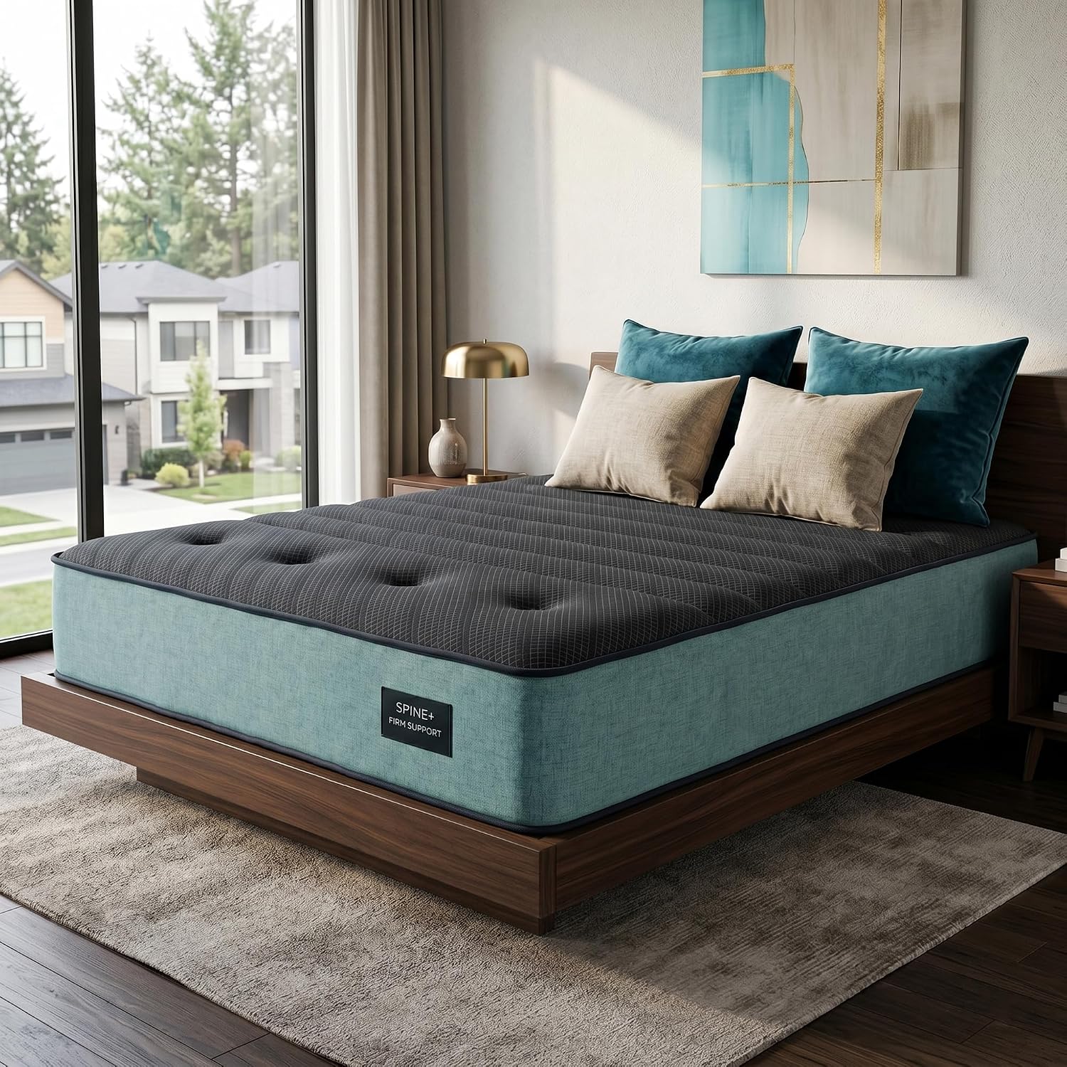 Matelas Queen extra ferme de 1 - Memory Foam Mattress In A Box Queen avis et prix